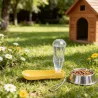 Przenośna butelka na wodę z poidłem dla zwierząt 413ml kolor żółty - 8719138145188