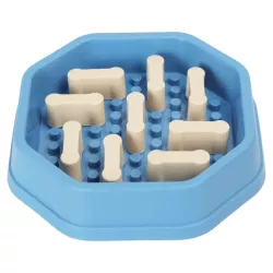 Miska z przeszkodami spowalniająca jedzenia dla psa lub kota 490ml - 8719138145232