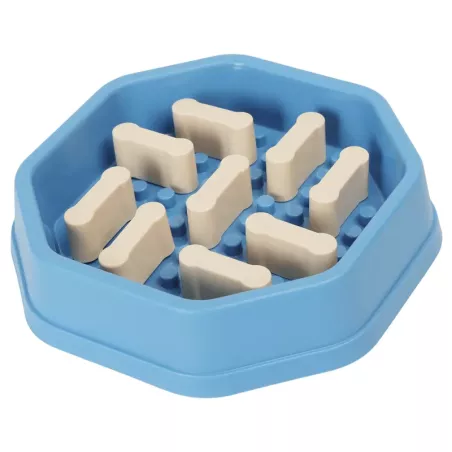 Miska z przeszkodami spowalniająca jedzenia dla psa lub kota 490ml - 8719138145232