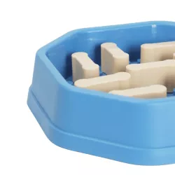 Miska z przeszkodami spowalniająca jedzenia dla psa lub kota 490ml - 8719138145232
