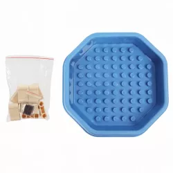 Miska z przeszkodami spowalniająca jedzenia dla psa lub kota 490ml - 8719138145232