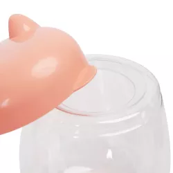 Karmnik podajnik automatyczny na karmę dla psa lub kota 2.31L różowy - 8719138145294