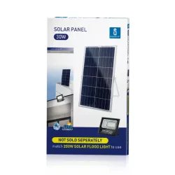 Zestaw solarny rozdzielny o mocy LED 200W naświetlacz panel oraz pilot - 8433325211905