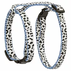 Szelki dla kota ze smyczą w panterkę długość 110 typ H 20–35/25–45cm - 8719138146260