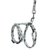 Szelki dla kota ze smyczą w kwiaty długość 110 typ H 20–35/25–45cm - 8719138146277