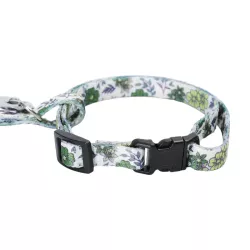 Szelki dla kota ze smyczą w kwiaty długość 110 typ H 20–35/25–45cm - 8719138146277