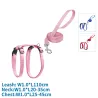 Szelki dla kota ze smyczą gładkie długość 110 typ H 20–35/25–45cm - 8719138146284