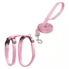 Szelki dla kota ze smyczą gładkie długość 110 typ H 20–35/25–45cm - 8719138146284