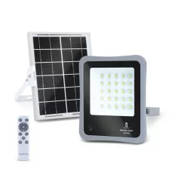 Zestaw solarny o mocy LED 30W halogen rozdzielny panel oraz pilot - 8433325211981