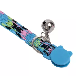Klasyczna obroża dla kota z dzwoneczkiem rozmiar XS obwód 20-30.5cm - 8719138143528