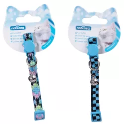 Klasyczna obroża dla kota z dzwoneczkiem rozmiar XS obwód 20-30.5cm - 8719138143528