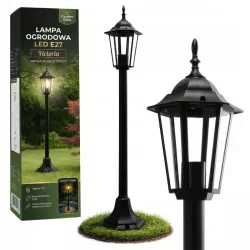 Lampa Ogrodowa stojąca słupek 100cm zewnętrzna E27 LED SŁUP-5903002036792