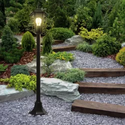 Lampa Ogrodowa stojąca słupek 100cm zewnętrzna E27 LED SŁUP-5903002036792