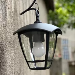 Niko lampa wisząca ogrodowa 1-punktowa czarna-5908263380677