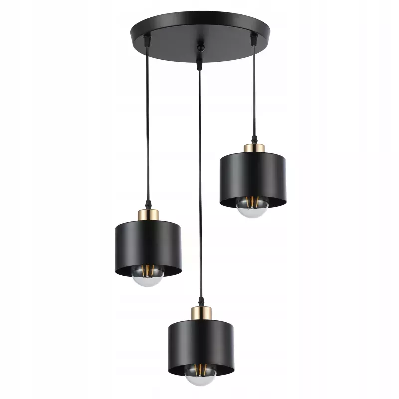 Oprawa wisząca led 1m sufitowa lampa żyrandol loft nowoczesna 3x e27 - 5904703010142