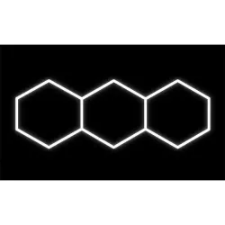 Lampa LED Hexagon 3S 128W 252x97cm zestaw 6500K - 5904703032069