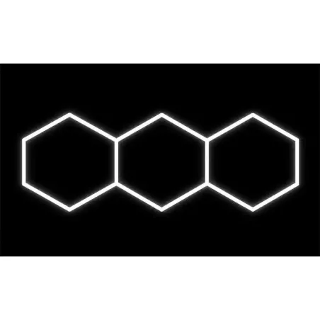 Lampa LED Hexagon 3S 128W 252x97cm zestaw 6500K - 5904703032069