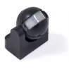 Czujnik ruchu CZARNY do LED 180st. IP44 natynkowy-5903002030233