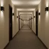 Kinkiet ogrodowy zewnętrzny nowoczesny czarny zintegrowane źródło LED 6 W-5904703019695
