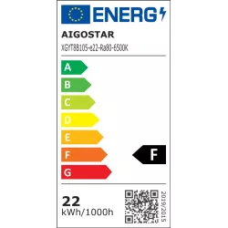 Świetlówka LED T8 22W chłodna 6500K 2300lm szklany ledowy zamiennik - 8433325411145