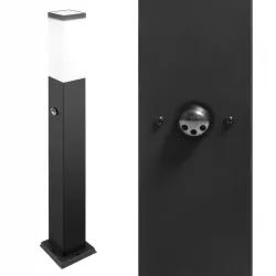 Lampa LED stojąca Ogrodowa słupek 65cm CZUJNIK RUCHU PIR zewnętrzna E27 LED-5908263380493