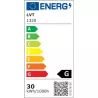 Lampa LED szyna 1-faza Mondi 30W 4000K czarna.-5908263384910
