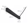 ZASILACZ MAGNETYCZNY DO SYSTEMU LUXO 48V 100W CZARNY-5904703005117