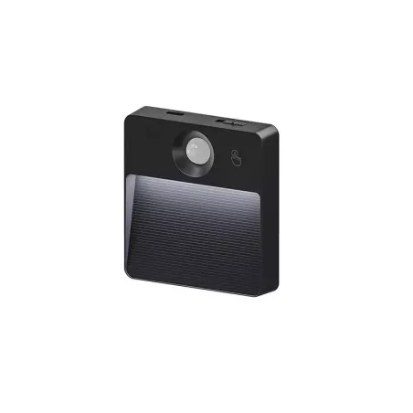 Lampka nocna LED 0,6W CCT AKU USB z czujnikiem ruchu PIR i zmierzchu czarna-5904703021049