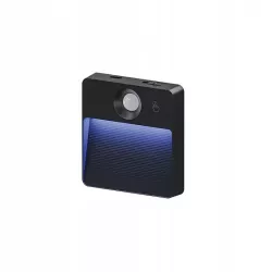 Lampka nocna LED 0,6W CCT AKU USB z czujnikiem ruchu PIR i zmierzchu czarna-5904703021049