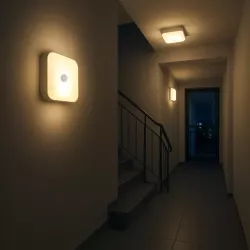 PLAFON LED LAMPA SUFITOWA PANEL czujnik ruchu PIR akumulator bateria USB-5904703021087