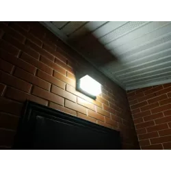 KINKIET ZEWNĘTRZNY LAMPA ELEWACYJNA OGRODOWA LED 12W CZUJNIK IP65 ALUMINIUM-5904703002338
