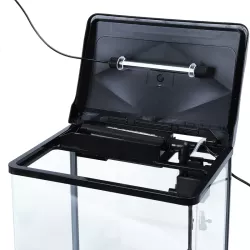 Zestaw akwarium prostokątne 20L z obudową filtrem oświetleniem LED - 8719138146635