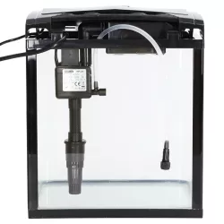 Zestaw akwarium sześcienne 8L mały kotnik z filtrem i oświetleniem LED - 8719138146659