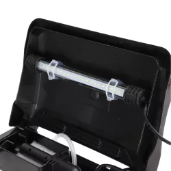 Zestaw akwarium sześcienne 8L mały kotnik z filtrem i oświetleniem LED - 8719138146659