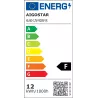 Żarówka LED A60 E27 12W RGB+3000K kolorowa ciepła z pilotem - 8433325418359