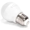Żarówka LED G45 E27 4.8W RGB+3000K kolorowa i ciepła kulka z pilotem - 8433325418373