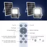 Zestaw solarny o mocy LED 300W halogen rozdzielny panel oraz pilot - 8433325212025