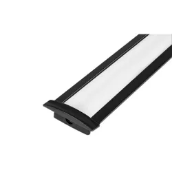Profil Led Masterled wpuszczany 1m czarny mleczny-5904703022411
