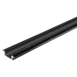 Profil Led Masterled wpuszczany 1m czarny mleczny-5904703022411