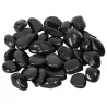 Wysoko polerowane czarne kamienie do akwarium 400g kamyki o wielkości 20-30mm - 8719138146758