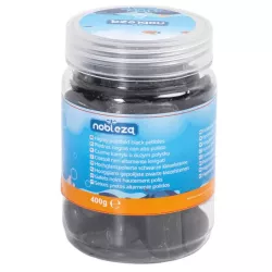 Wysoko polerowane czarne kamienie do akwarium 400g kamyki o wielkości 20-30mm - 8719138146758