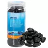Wysoko polerowane czarne kamienie do akwarium 700g kamyki o wielkości 20-30mm - 8719138146765