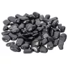 Wysoko polerowane czarne kamienie do akwarium 700g kamyki o wielkości 20-30mm - 8719138146765