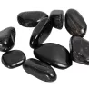 Wysoko polerowane czarne kamienie do akwarium 1000g kamyki o wielkości 20-30mm - 8719138146772