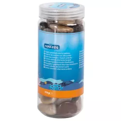 Wysoko polerowane kolorowe kamienie do akwarium 700g kamyki o wielkości 20-30mm - 8719138146796