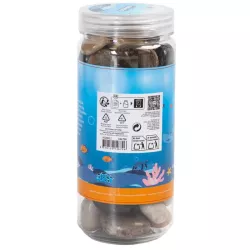 Wysoko polerowane kolorowe kamienie do akwarium 700g kamyki o wielkości 20-30mm - 8719138146796
