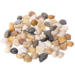 Wysoko polerowane kolorowe kamienie do akwarium 1000g kamyki o wielkości 20-30mm - 8719138146802