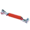 Świąteczna zabawka dla psa z kolcami TPR i sznurkiem - gryzak L25xW10xH3cm - 8719138144181
