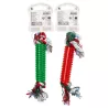 Świąteczna zabawka dla psa z kolcami TPR i sznurkiem - gryzak L25xW10xH3cm - 8719138144181