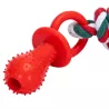 Świąteczna zabawka dla psa z kolcami TPR i sznurkiem - gryzak L19xW4xH4cm - 8719138144198